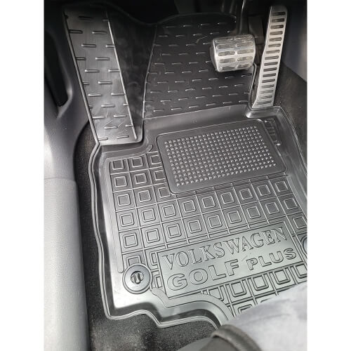Коврики в салон Volkswagen Golf Plus (2005-2014) Резиновые Avto-Gumm. Фото 2
