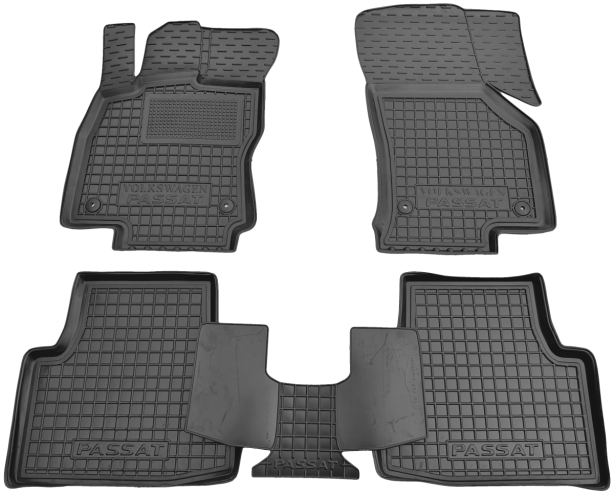 Резиновые коврики в салон Volkswagen Passat B8 (2014-...) Avto-Gumm. Фото 2