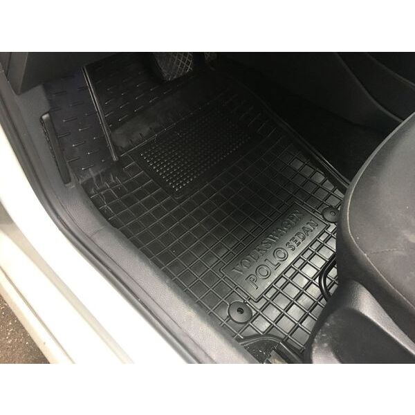 Коврики в салон Volkswagen Polo Sedan (2010-...) Резиновые Avto-Gumm. Фото 2