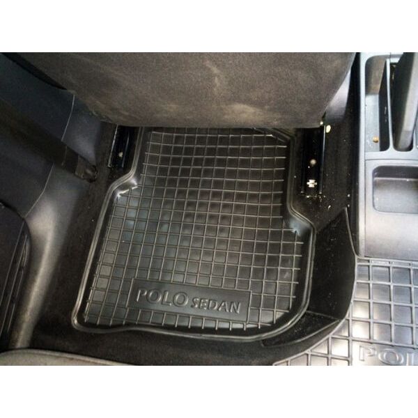 Коврики в салон Volkswagen Polo Sedan (2010-...) Резиновые Avto-Gumm. Фото 5