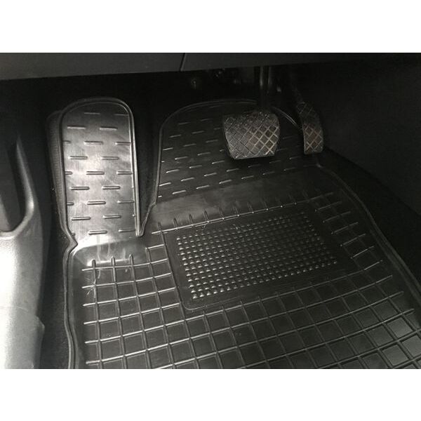 Коврики в салон Volkswagen Polo Sedan (2010-...) Резиновые Avto-Gumm. Фото 3