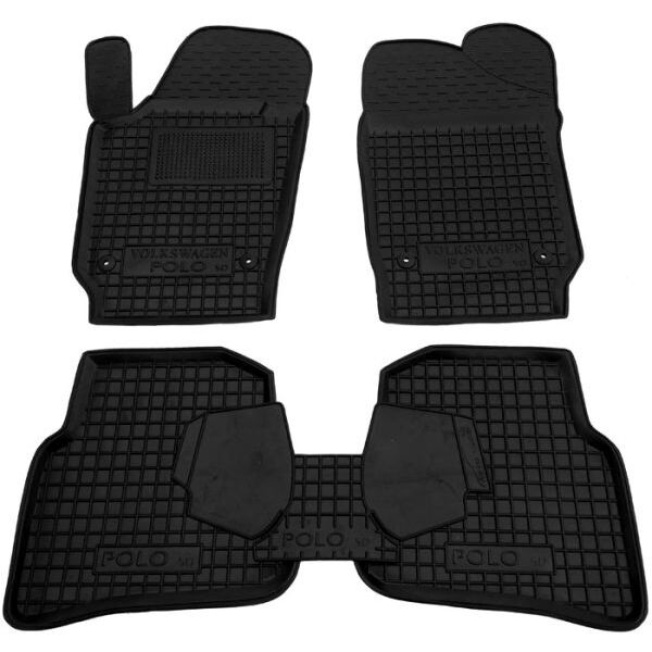 Коврики в салон Volkswagen Polo V (2009-2017) Резиновые Avto-Gumm