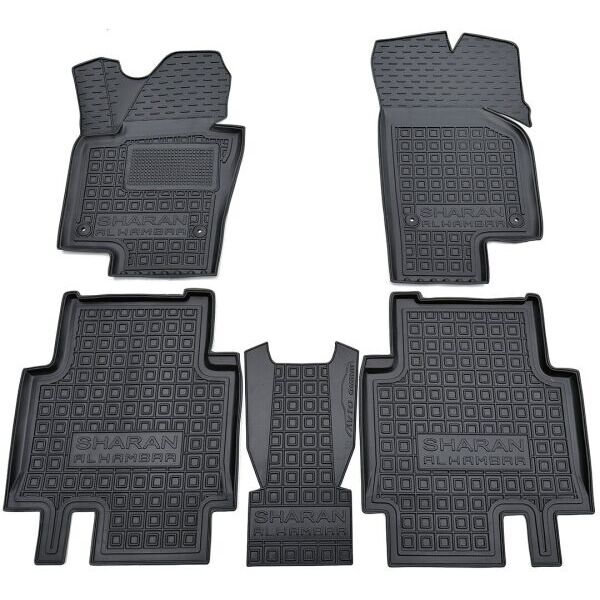 Коврики в салон Volkswagen Sharan II (2010-...) Резиновые (Avto-Gumm)