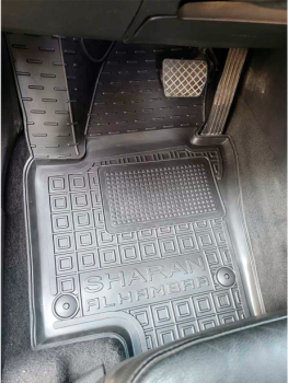 Коврики в салон Volkswagen Sharan II (2010-...) Резиновые (Avto-Gumm). Фото 11