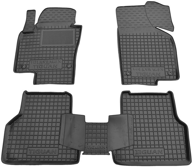Коврики в салон Volkswagen Tiguan I (2007-2015) Резиновые Avto-Gumm