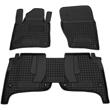 Коврики в салон Volkswagen Touareg II (2010-2018) Резиновые Avto-Gumm