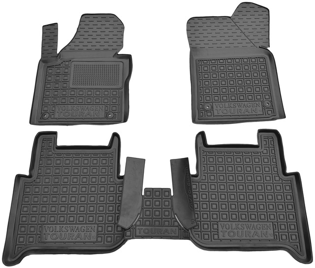 Коврики в салон Volkswagen Touran I (2003-2015) Резиновые Avto-Gumm