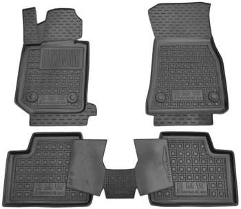Коврики в салон BMW 3 G20-G21 2019-... Резиновые Avto-Gumm. Фото 12