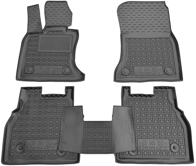 Коврики в салон BMW 5 (F07) GT (2009-2017) Резиновые (Avto-Gumm)