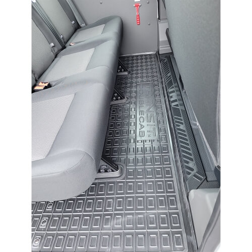 Коврики в салон Ford Transit (2014-...) 1+2 DoubleCab (2-й ряд) (Avto-Gumm). Фото 8