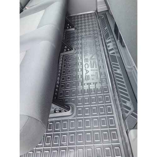 Коврики в салон Ford Transit (2014-...) 1+2 DoubleCab (2-й ряд) (Avto-Gumm). Фото 2