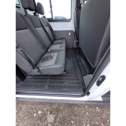 Коврики в салон Ford Transit (2014-...) 1+2 DoubleCab (2-й ряд) (Avto-Gumm). Фото 4