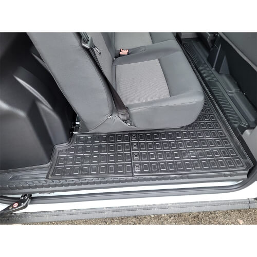 Коврики в салон Ford Transit (2014-...) 1+2 DoubleCab (2-й ряд) (Avto-Gumm)
