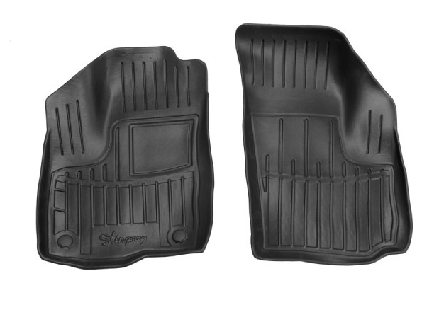 Передні 3D килимки Fiat Doblo (2000-2010) з бортиками 30 мм (Stingray)