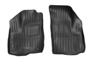Передні 3D килимки Fiat Doblo (2000-2010) з бортиками 30 мм (Stingray)