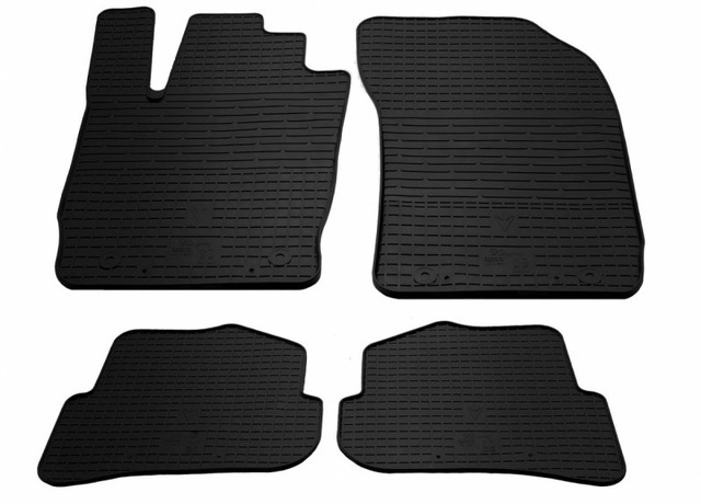 Резиновые коврики Audi A1 (8X) (2010-2018) комплект из 4 штук (Stingray)