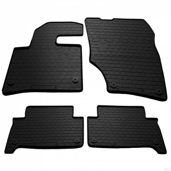 Резиновые коврики Audi Q7 4L 2005-2015 комплект из 4 штук Stingray