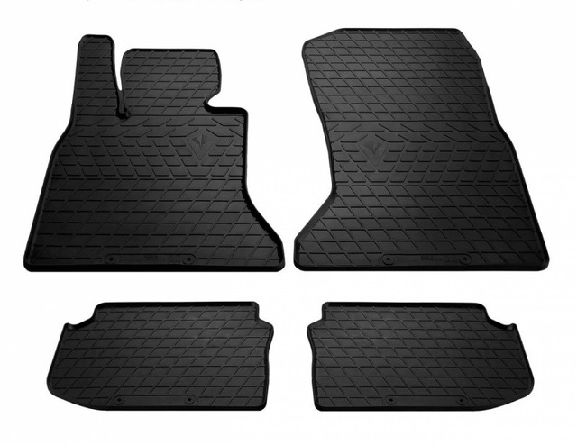 Резиновые коврики BMW 5 (F10) (2010-2013) комплект из 4 штук (Stingray)