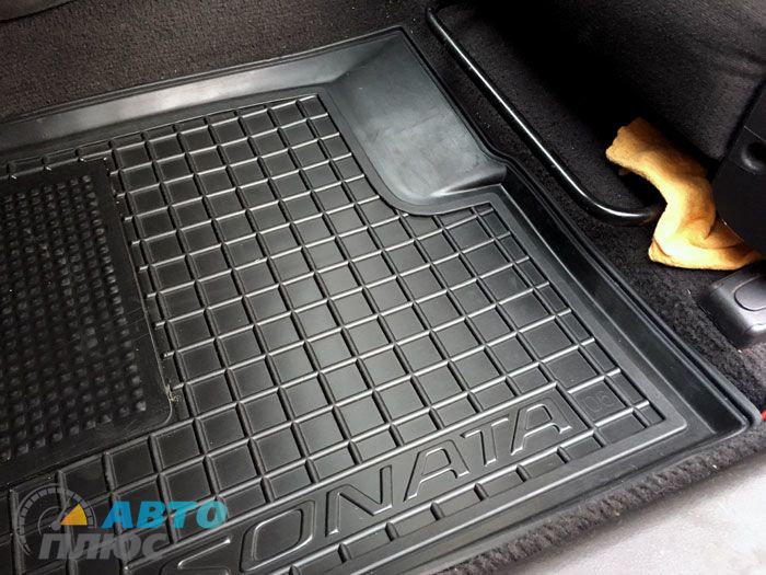Резиновые коврики Fiat Grande Punto (2005-2018) комплект из 4 штук Stingray. Фото 6
