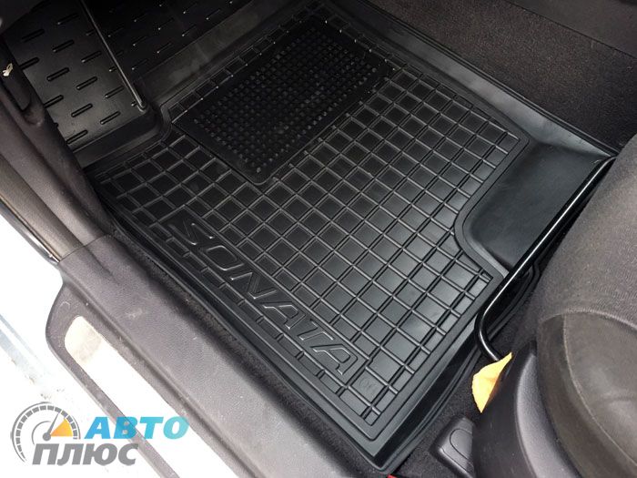 Резиновые коврики Fiat Grande Punto (2005-2018) комплект из 4 штук Stingray. Фото 4