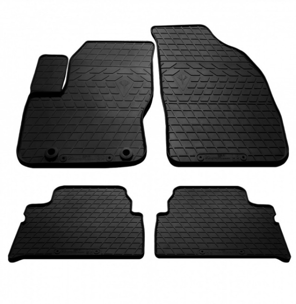 Резиновые коврики Ford C-Max (2003-2010) комплект из 4 штук (Stingray)