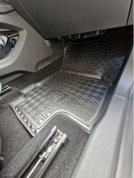 Резиновые коврики Honda Jazz III (2008-2015) комплект из 4 штук Stingray. Фото 3