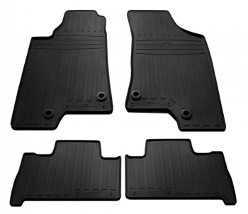 Резиновые коврики Hummer H3 (2005-2010) комплект из 3 штук Stingray