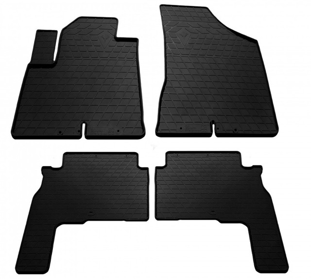 Резиновые коврики Hyundai Santa Fe II (CM) 2006-2010 комплект из 4 штук Stingray
