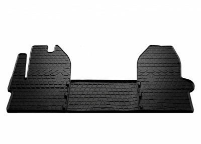 Гумові килимки Iveco Daily VI (double cab) (2014-…) комплект з 3 штук (Stingray)