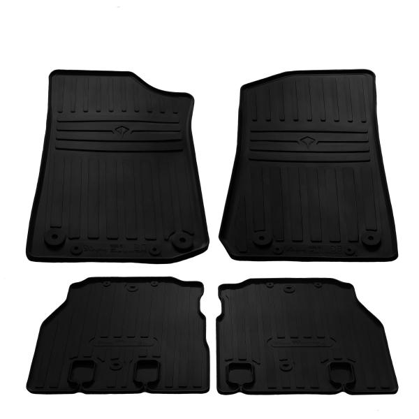 Резиновые коврики Jeep Wrangler JL 5 doors 2018-... комплект из 4 штук Stingray