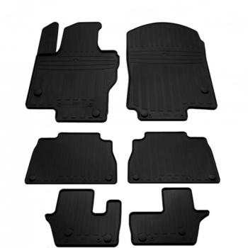 Резиновые коврики Mercedes Benz X167 GLS (2019-...) комплект из 6 штук Stingray