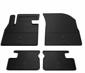 Резиновые коврики Nissan Micra IV (K13) 2010-2016 комплект из 4 штук Stingray