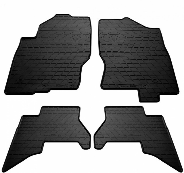 Резиновые коврики Nissan Pathfinder III (R51) 2010-2015 комплект из 4 штук Stingray
