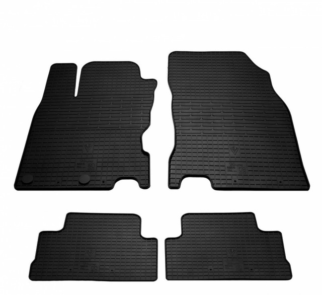 Резиновые коврики Nissan Qashqai (2014-...) комплект из 4 штук (Stingray)