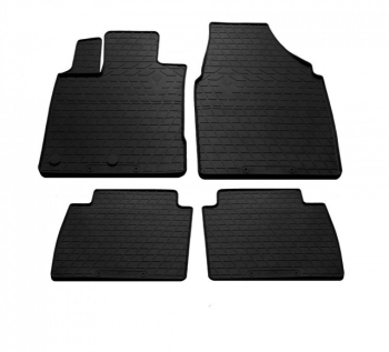 Резиновые коврики Nissan Qashqaiplus2 (2008-2014) комплект из 4 штук (Stingray)