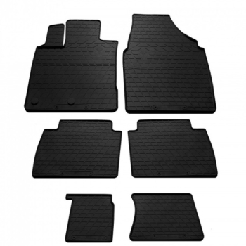 Резиновые коврики Nissan Qashqaiplus2 (2008-2014) комплект из 6 штук Stingray
