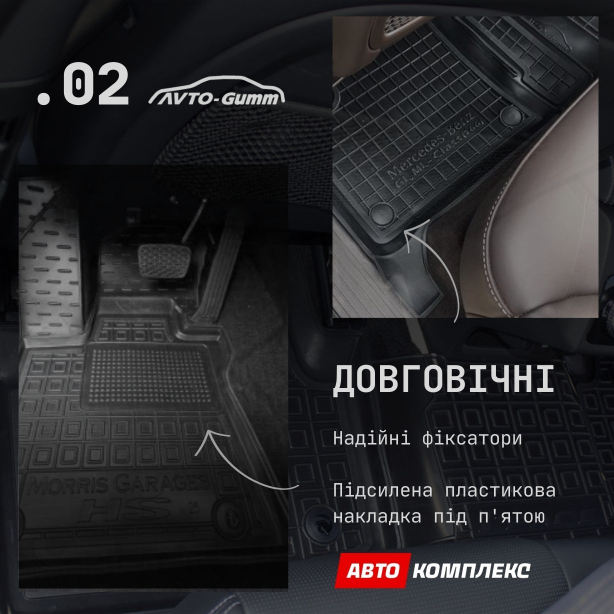 Коврики в салон Audi Q5 e-tron (2021-...) (Avto-Gumm). Фото 2