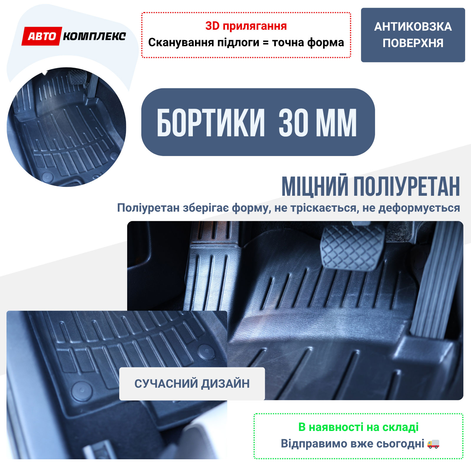 Переваги 3D килимків на Audi Q8 (2018-...)